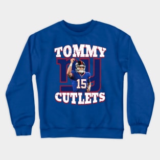 Tommy-Cutlets-Italian-Devito-Football Crewneck Sweatshirt